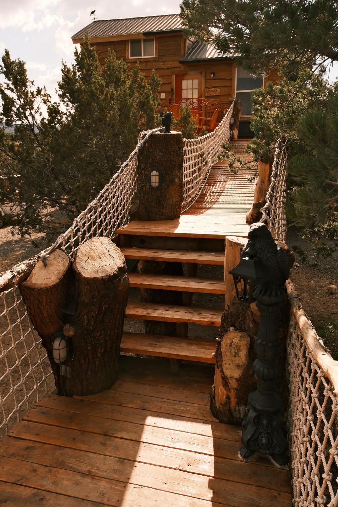 Crows Nest Treehouse At El Mstico Ranch Nogal Exterior foto